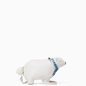 Kate Spade arctic friends polar bear crossbody NWT